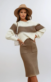 Harper Knit Midi Set | Effortless Chic & Comfort