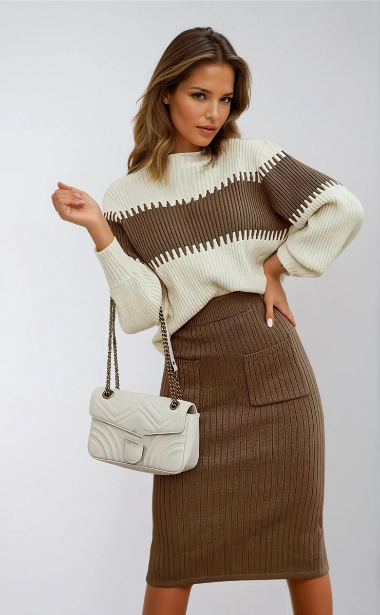 Harper Knit Midi Set | Effortless Chic & Comfort