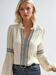 Celeste Boho Blouse | Elegant Vintage Chic