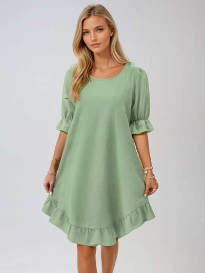 Willow Ruffle Dress | Relaxed Boho Style