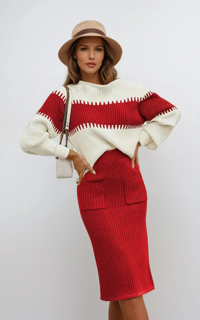 Harper Knit Midi Set | Effortless Chic & Comfort