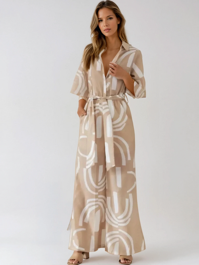 Savannah Wide-Leg Jumpsuit | Effortless Elegance