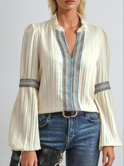 Celeste Boho Blouse | Elegant Vintage Chic