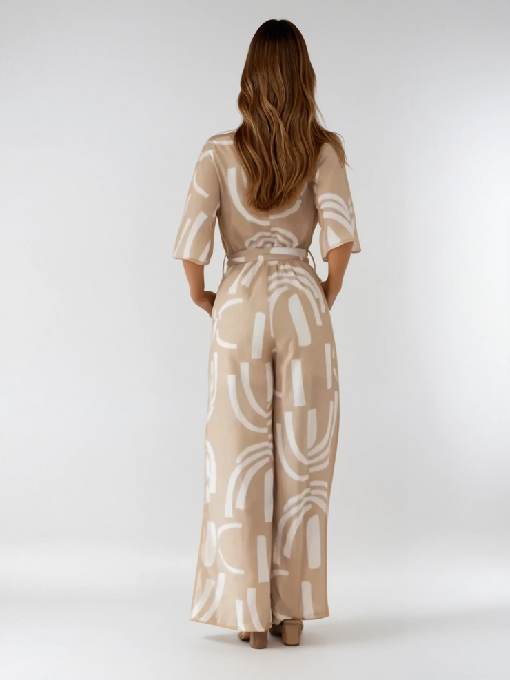 Savannah Wide-Leg Jumpsuit | Effortless Elegance