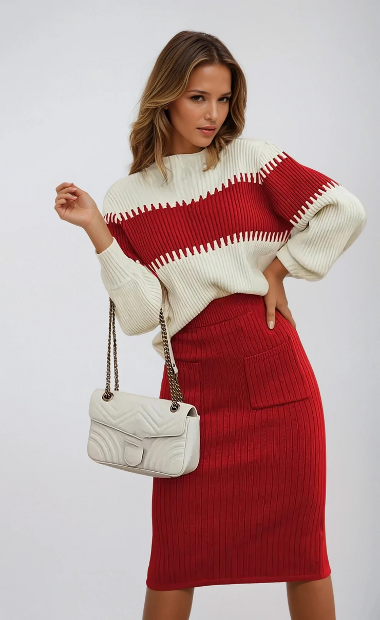 Harper Knit Midi Set | Effortless Chic & Comfort