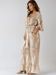 Savannah Wide-Leg Jumpsuit | Effortless Elegance