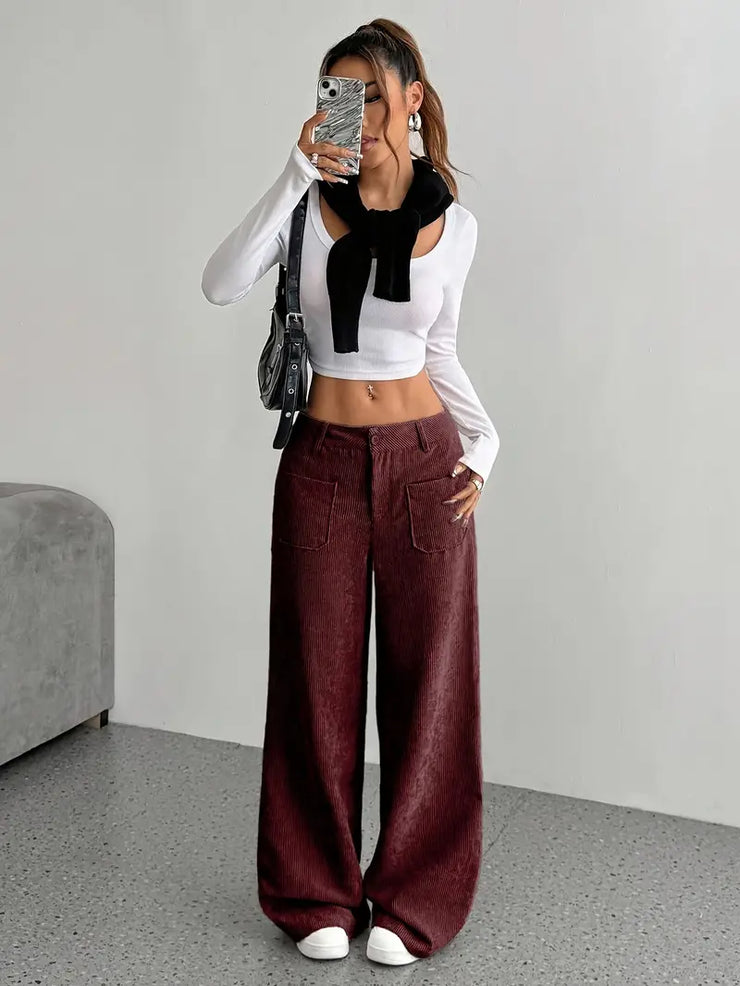 Coastal Vibes Wide-Leg Pants | Rwielaxed Street Style