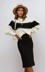 Harper Knit Midi Set | Effortless Chic & Comfort