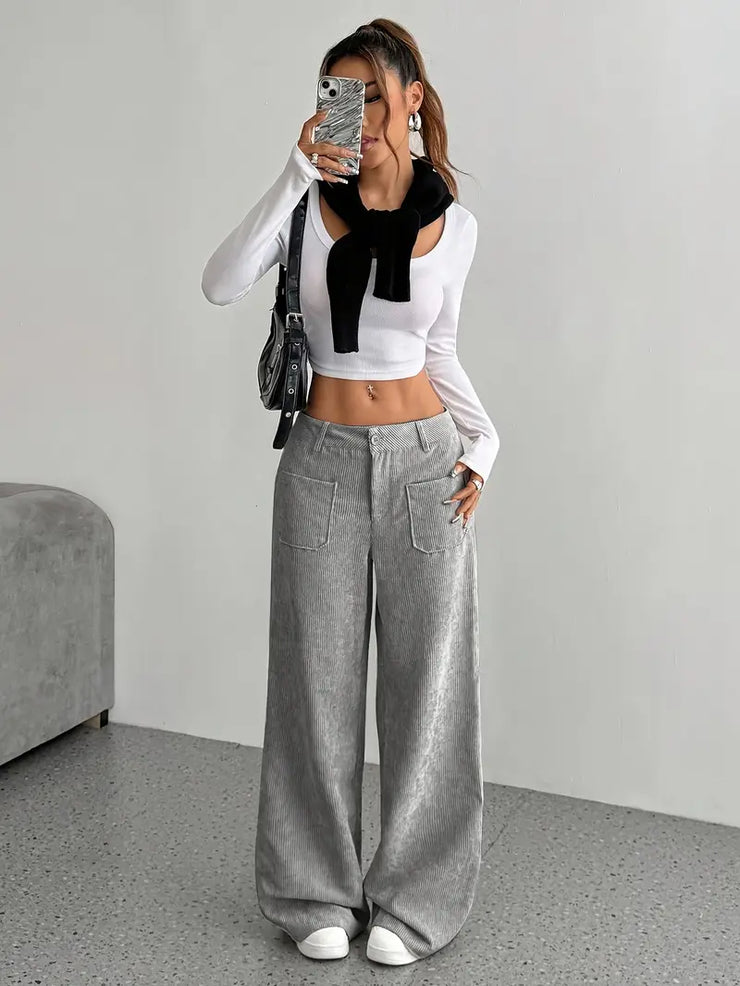 Coastal Vibes Wide-Leg Pants | Rwielaxed Street Style