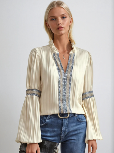 Celeste Boho Blouse | Elegant Vintage Chic