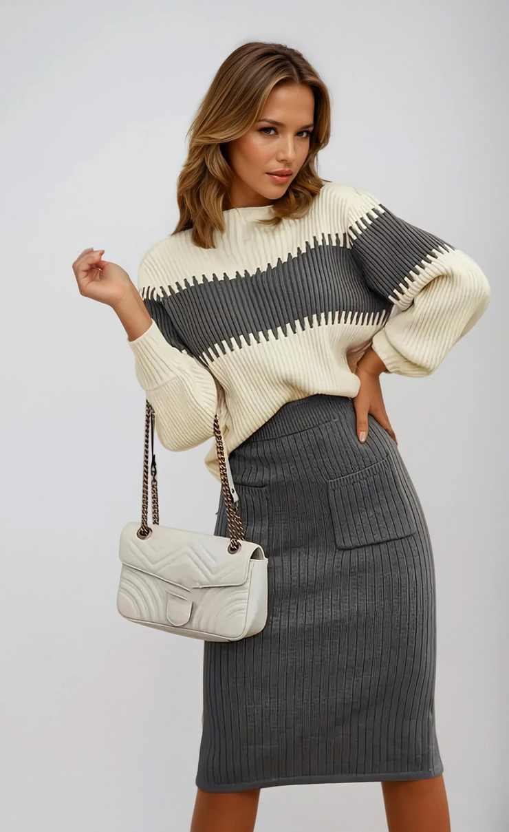 Harper Knit Midi Set | Effortless Chic & Comfort