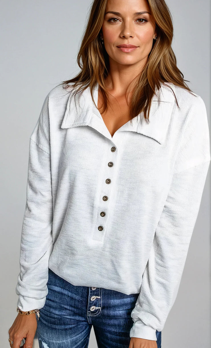 Savannah Button-Up Knit | Chic Everyday Comfort
