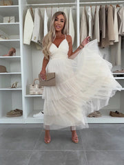 Celeste Dream Gown | Tiered flowy formal dress