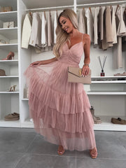 Celeste Dream Gown | Tiered flowy formal dress