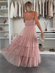 Celeste Dream Gown | Tiered flowy formal dress