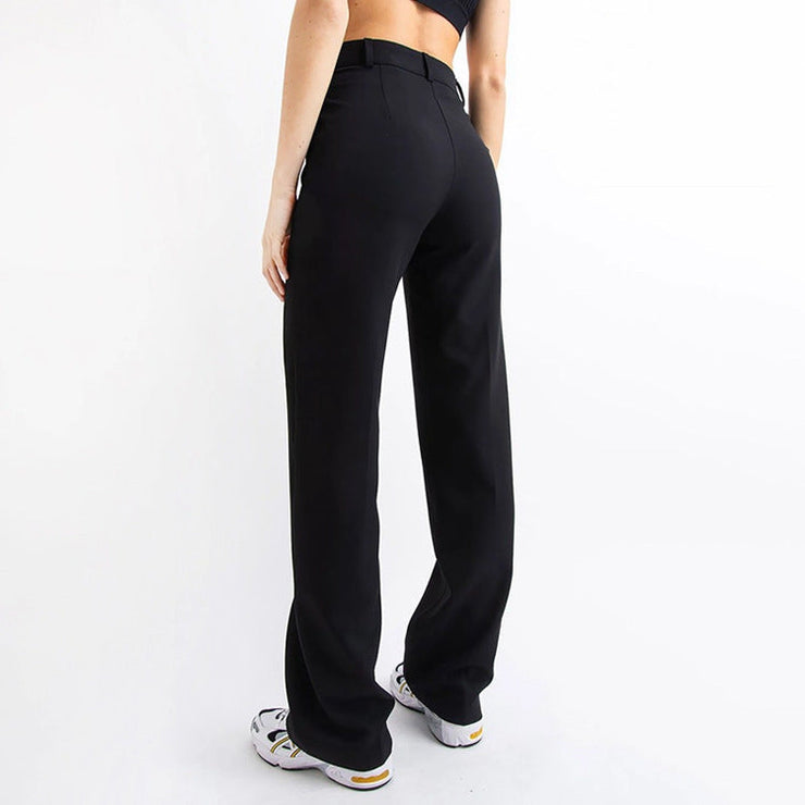 Harper Tailored Wide Leg Pants | High waisted workwear trousers