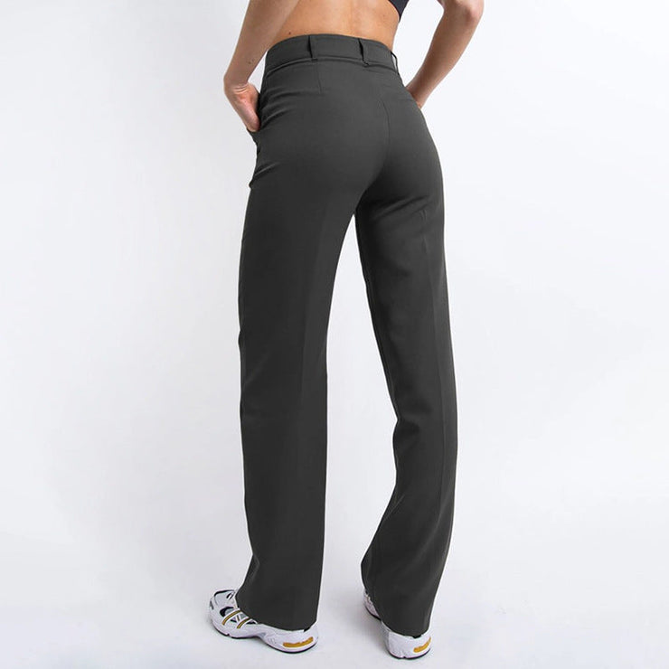 Harper Tailored Wide Leg Pants | High waisted workwear trousers