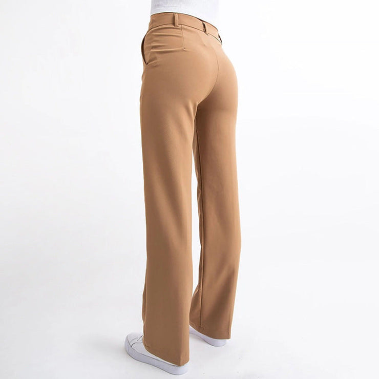 Harper Tailored Wide Leg Pants | High waisted workwear trousers