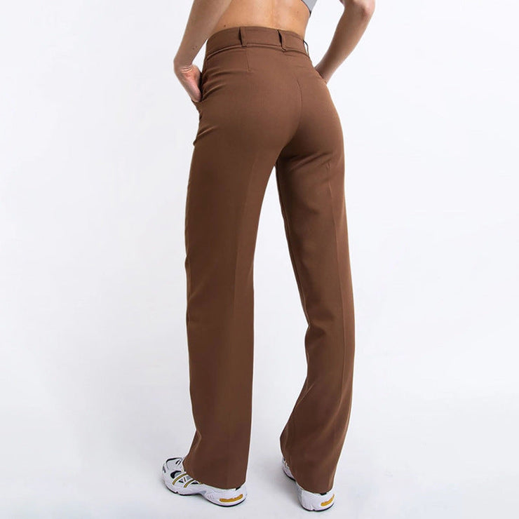 Harper Tailored Wide Leg Pants | High waisted workwear trousers