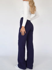 Harper Tailored Wide Leg Pants | High waisted workwear trousers