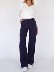 Harper Tailored Wide Leg Pants | High waisted workwear trousers