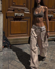 Noa Utility Pants | Baggy high-waist cargo trousers
