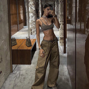 Noa Utility Pants | Baggy high-waist cargo trousers
