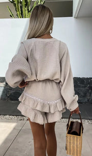 Noosa Set | Relaxed ruffle co-ord for summer days