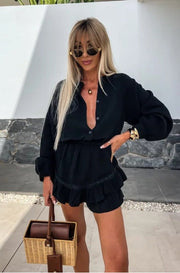 Noosa Set | Relaxed ruffle co-ord for summer days