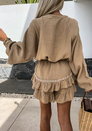 Noosa Set | Relaxed ruffle co-ord for summer days