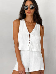 Noosa Set | White summer two-piece outfit