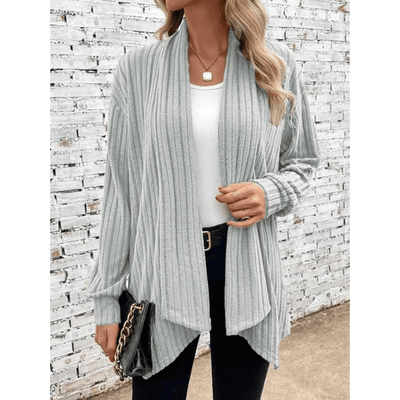 Layla Drape Cardigan | Lightweight casual knit jacket