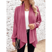 Layla Drape Cardigan | Lightweight casual knit jacket