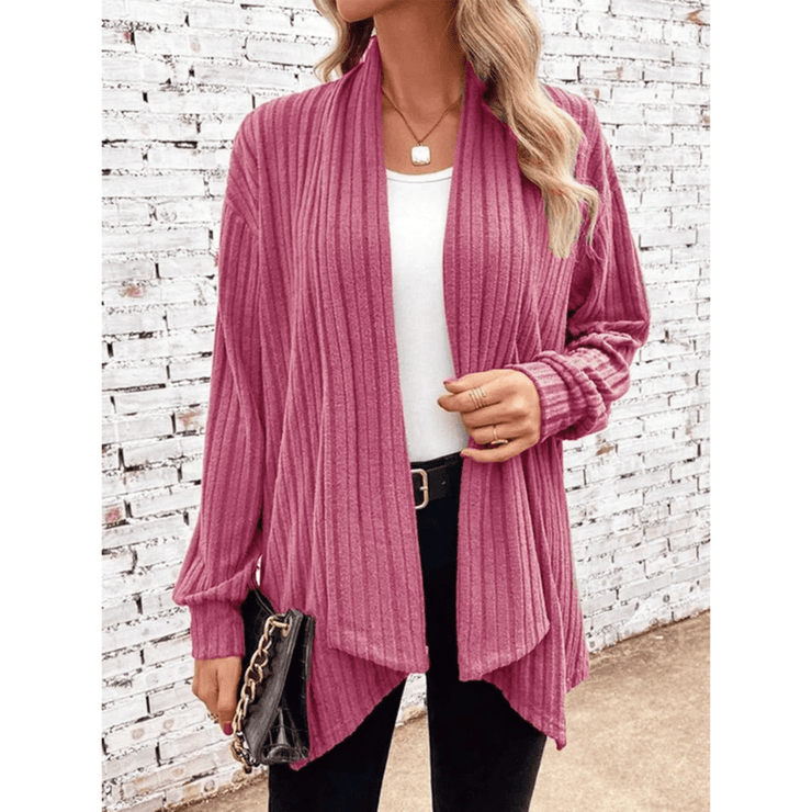 Layla Drape Cardigan | Lightweight casual knit jacket
