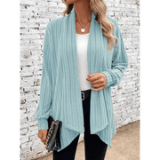 Layla Drape Cardigan | Lightweight casual knit jacket
