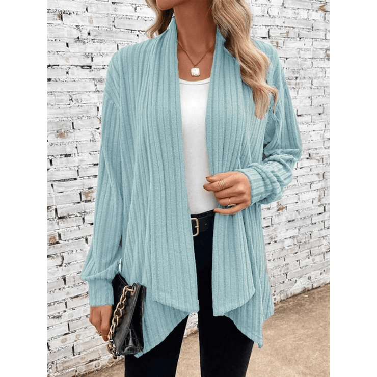 Layla Drape Cardigan | Lightweight casual knit jacket