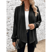 Layla Drape Cardigan | Lightweight casual knit jacket