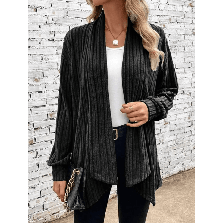 Layla Drape Cardigan | Lightweight casual knit jacket