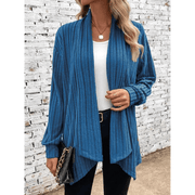 Layla Drape Cardigan | Lightweight casual knit jacket