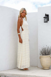 Sorrento Halter Maxi Dress | Backless boho summer dress