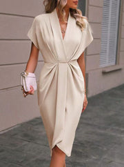 Amara Drape Midi Dress