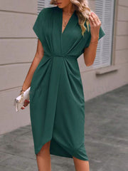 Amara Drape Midi Dress