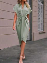 Amara Drape Midi Dress