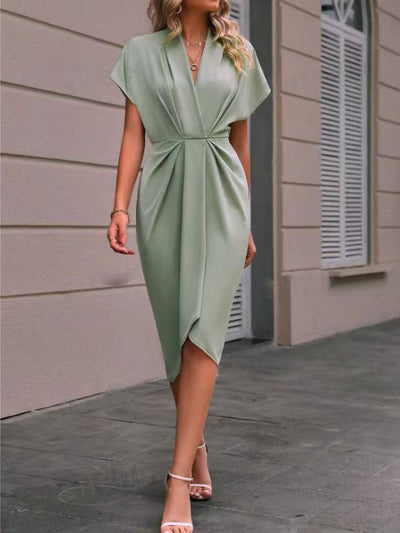 Amara Drape Midi Dress