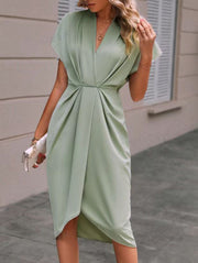 Amara Drape Midi Dress