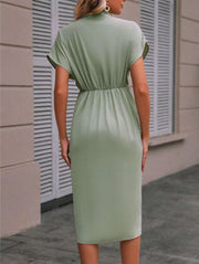 Amara Drape Midi Dress
