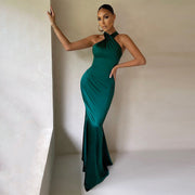 Amara Formal Gown | Halter evening dress