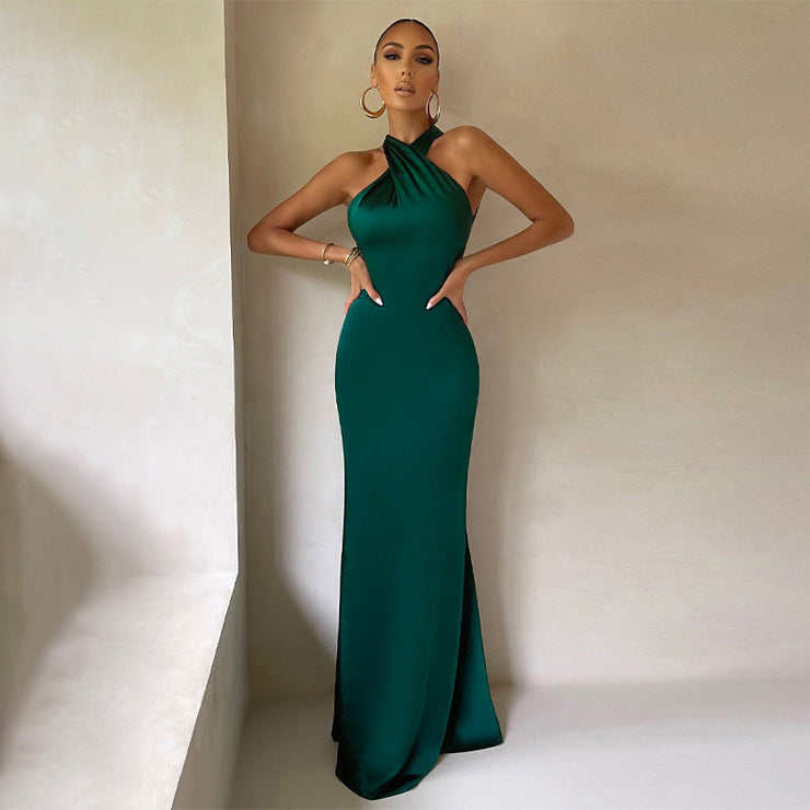 Amara Formal Gown | Halter evening dress