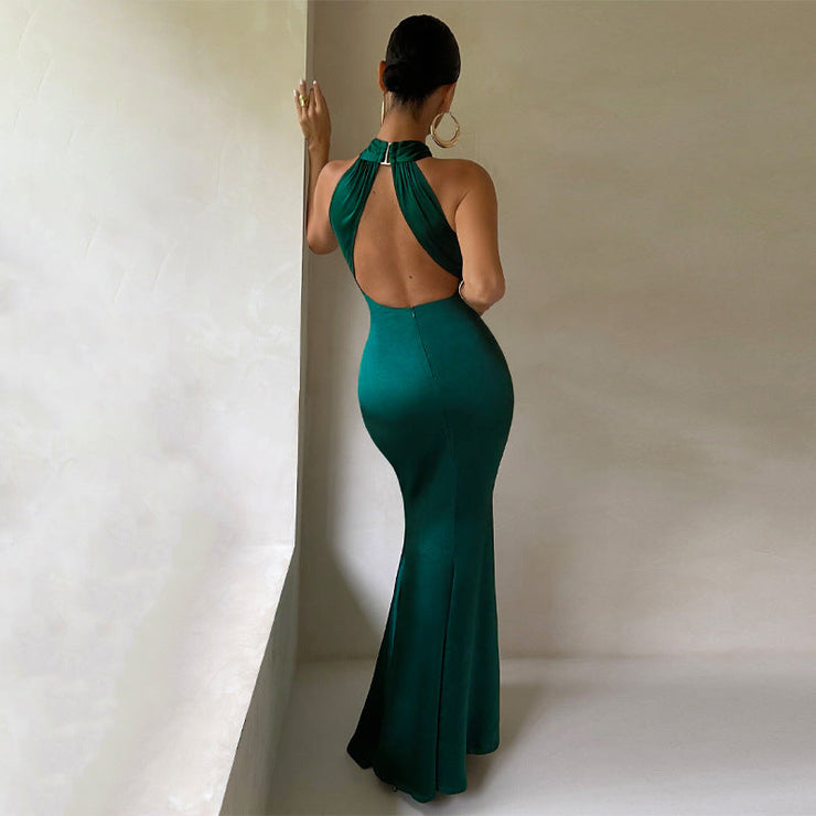 Amara Formal Gown | Halter evening dress