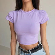 Bondi Babe Tee | Fitted cropped t-shirt
